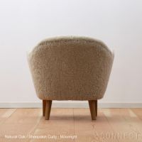 Audo Copenhagen（オドー・コペンハーゲン） / INGEBORG LOUNGE CHAIR（インゲボルグ ラウンジチェア） / Sheepskin Curly Moonlight（ムーンライト）
