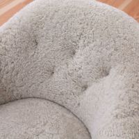 Audo Copenhagen（オドー・コペンハーゲン） / INGEBORG LOUNGE CHAIR（インゲボルグ ラウンジチェア） / Sheepskin Curly Moonlight（ムーンライト）