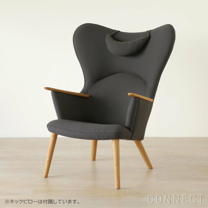 CARL HANSEN & SON（カール・ハンセン＆サン） / CH78 ラウンジチェア（復刻ママベア）ネックピロー付き / オーク材・オイル仕上げ / Umber（アンバー）60337
