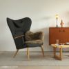CARL HANSEN & SON（カール・ハンセン＆サン） / CH78 ラウンジチェア（復刻ママベア）ネックピロー付き / オーク材・オイル仕上げ / Umber（アンバー）60337