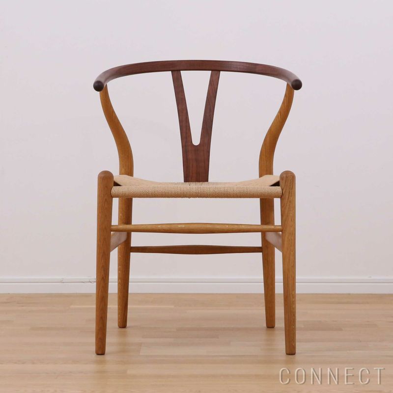 CH24 Mix / Yチェア（ワイチェア） ウォルナット材・オーク材・オイル仕上げ SH43cm / CARL HANSEN & SON （カール・ハンセン＆サン）