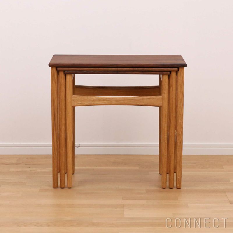 CARL HANSEN & SON（カール・ハンセン＆サン） / CH004 NESTING TABLES（ネスティングテーブル） / ウォルナット天板・オーク材脚・オイル仕上げ / ネストテーブル