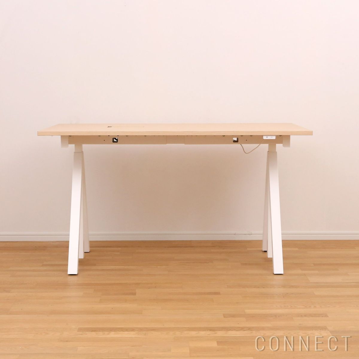 String Furniture（ストリング ファニチャー） / Works / 昇降式ワークデスク / W140×D78cm / アッシュ×ホワイト