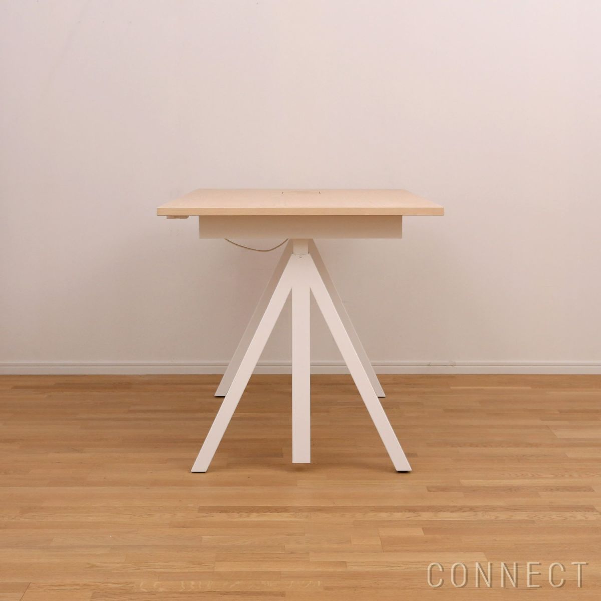 String Furniture（ストリング ファニチャー） / Works / 昇降式ワークデスク / W140×D78cm / アッシュ×ホワイト