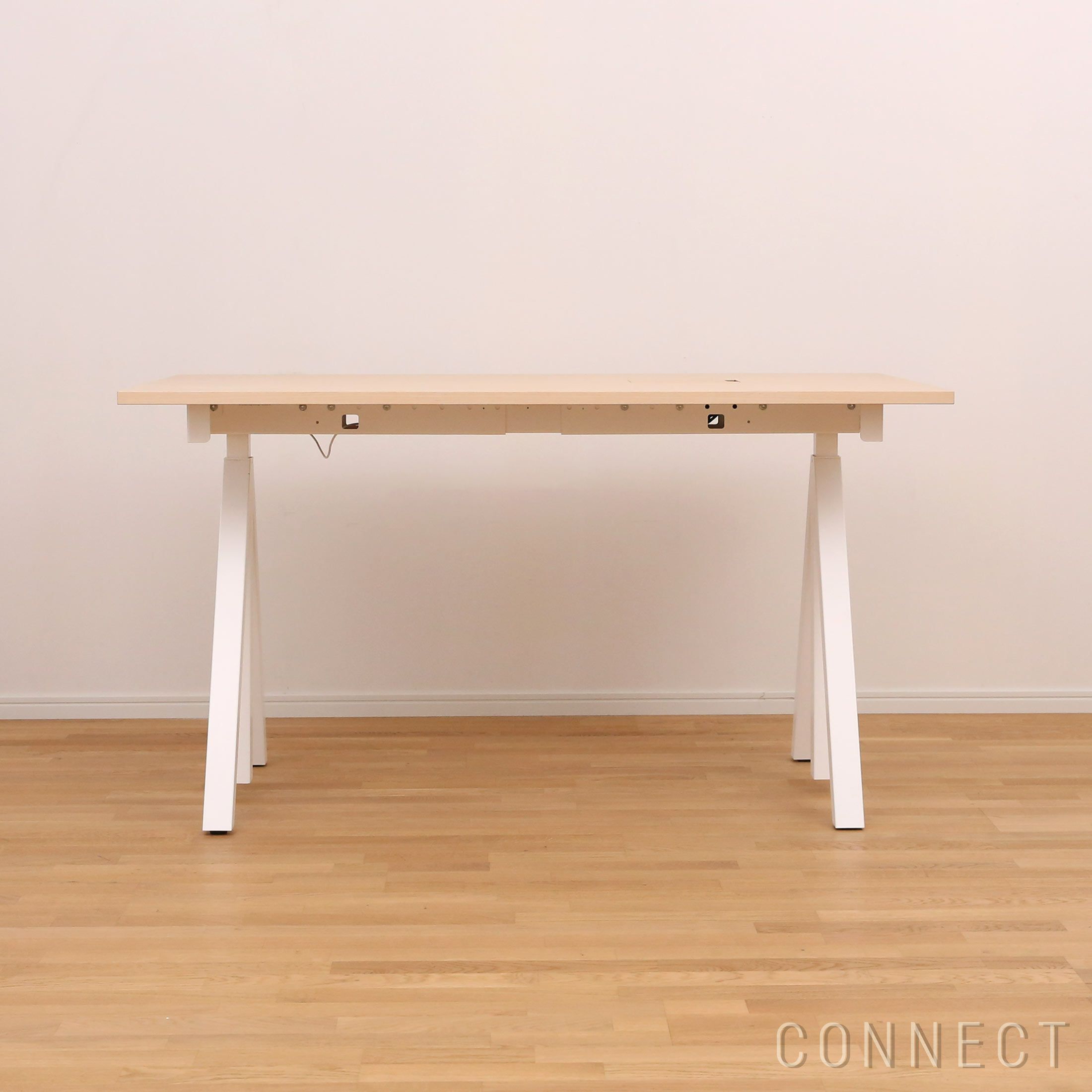 String Furniture（ストリング ファニチャー） / Works / 昇降式ワークデスク / W140×D78cm / アッシュ×ホワイト
