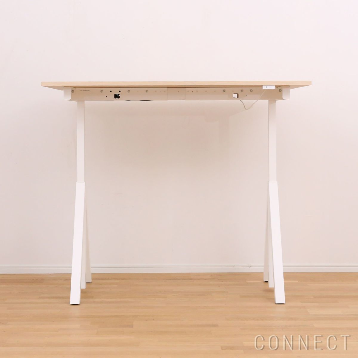 String Furniture（ストリング ファニチャー） / Works / 昇降式ワークデスク / W140×D78cm / アッシュ×ホワイト