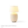 Audo Copenhagen（オドー・コペンハーゲン） / TORSO PORTABLE LAMP （トルソー ポータブル ランプ） / 全3色 / テーブルランプ
