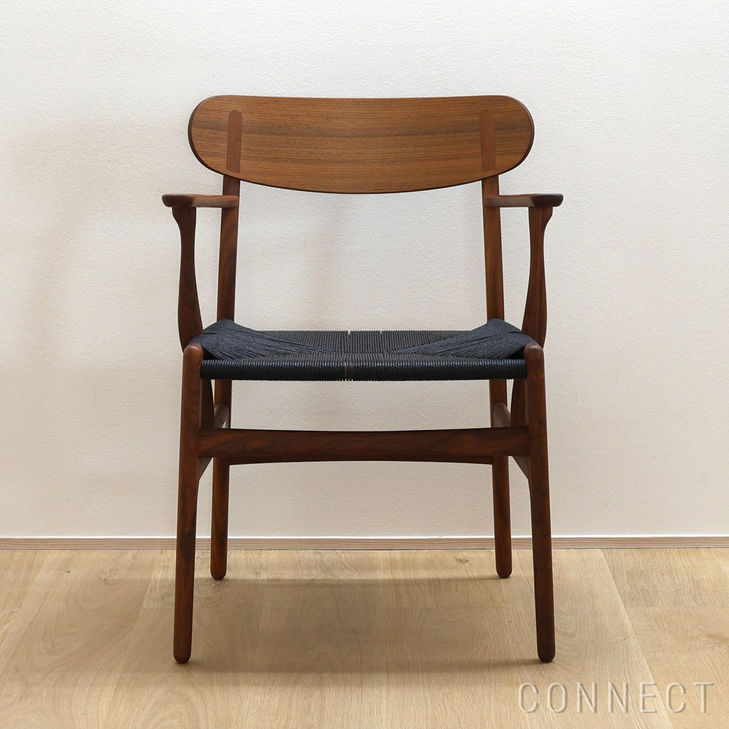 CARL HANSEN & SON（カール・ハンセン＆サン） / CH26 / ウォルナット材・オイル仕上げ・ブラックペーパーコード / ダイニングチェア
