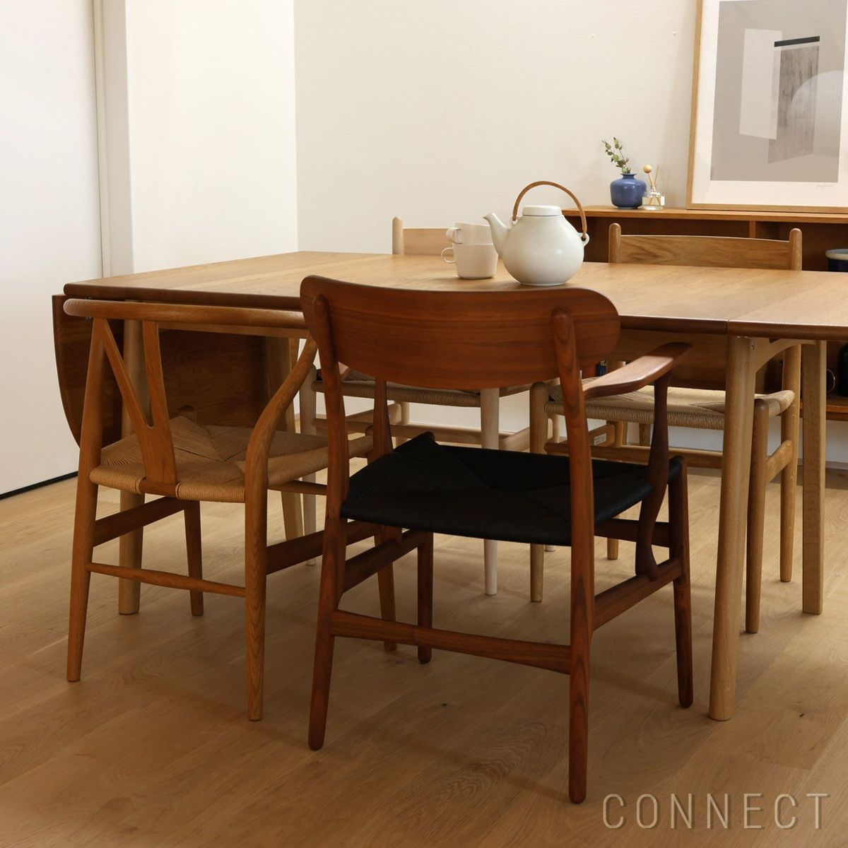 CARL HANSEN & SON（カール・ハンセン＆サン） / CH26 / ウォルナット材・オイル仕上げ・ブラックペーパーコード / ダイニングチェア