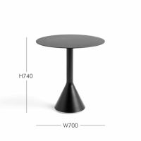 HAY（ヘイ） / PALISSADE（パリサード） /  Cone Table（コーンテーブル） /  Φ70× H74cm / 全4色  / アウトドア