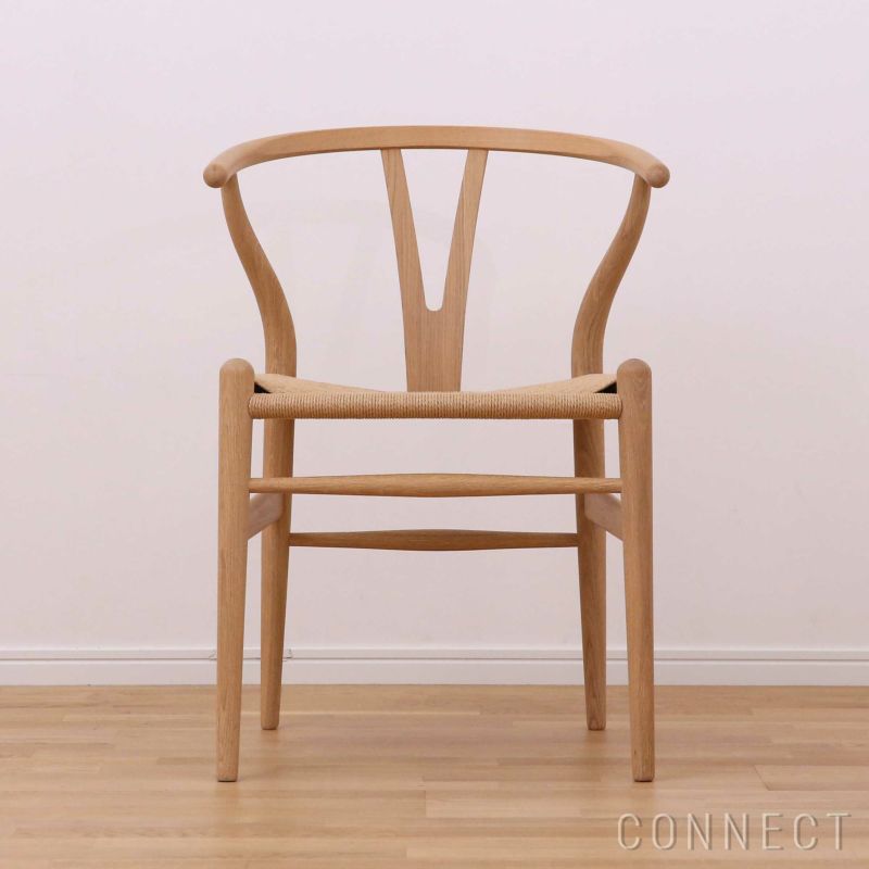 CH24 / Yチェア（ワイチェア） オーク材・ホワイトオイル仕上げ SH45cm / CARL HANSEN & SON （カール・ハンセン＆サン）
