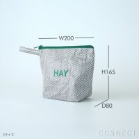 HAY（ヘイ） / CANDY MONO WASH BAG-WASH SET OF 3（キャンディモノウォッシュバッグ） / 全2色 / ポーチ3点セット