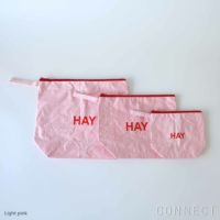 HAY（ヘイ） / CANDY MONO WASH BAG-WASH SET OF 3（キャンディモノウォッシュバッグ） / 全2色 / ポーチ3点セット