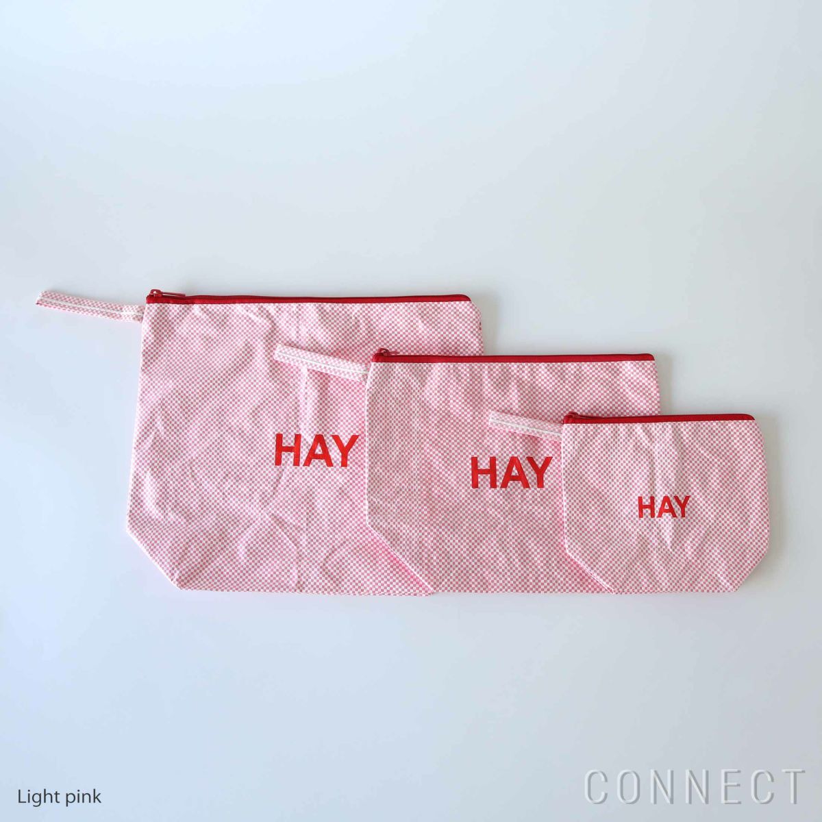 HAY（ヘイ） / CANDY MONO WASH BAG-WASH SET OF 3（キャンディモノウォッシュバッグ） / 全2色 / ポーチ3点セット