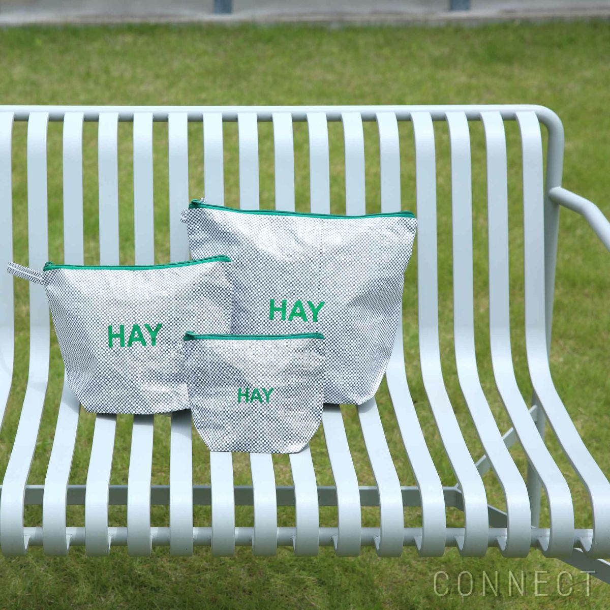 HAY（ヘイ） / CANDY MONO WASH BAG-WASH SET OF 3（キャンディモノウォッシュバッグ） / 全2色 / ポーチ3点セット