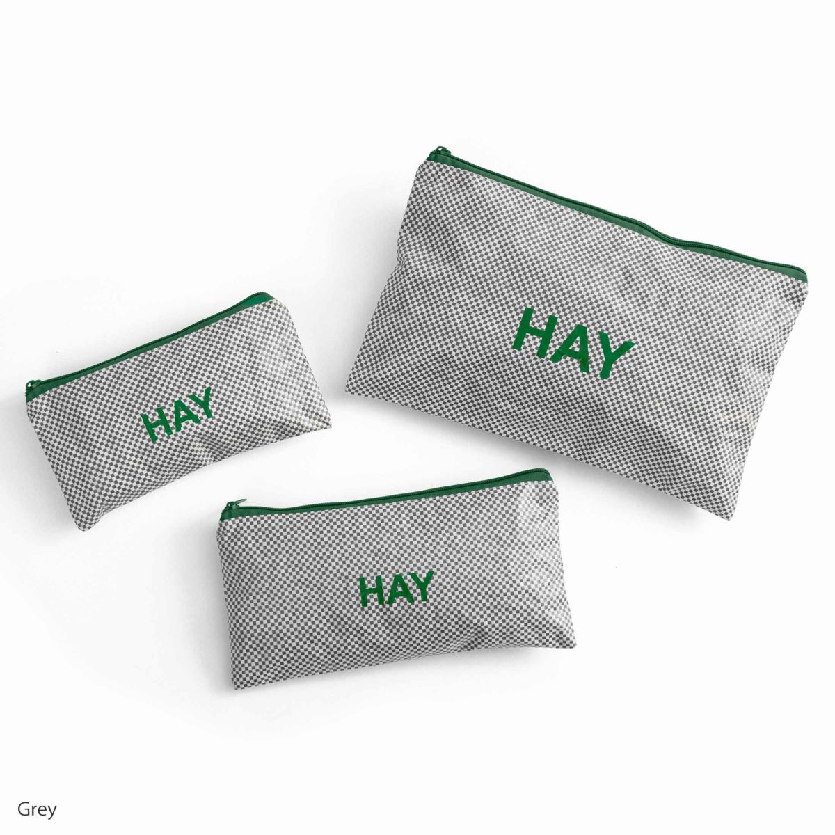HAY（ヘイ） / CANDY MONO WASH BAG-FLAT SET OF 3（キャンディモノ ウォッシュバッグ フラット） / 全2色 / ポーチ3点セット