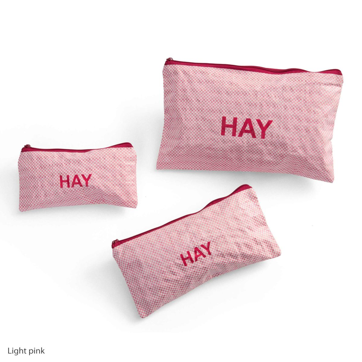 HAY（ヘイ） / CANDY MONO WASH BAG-FLAT SET OF 3（キャンディモノ ウォッシュバッグ フラット） / 全2色 / ポーチ3点セット