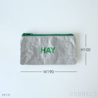 HAY（ヘイ） / CANDY MONO WASH BAG-FLAT SET OF 3（キャンディモノ ウォッシュバッグ フラット） / 全2色 / ポーチ3点セット