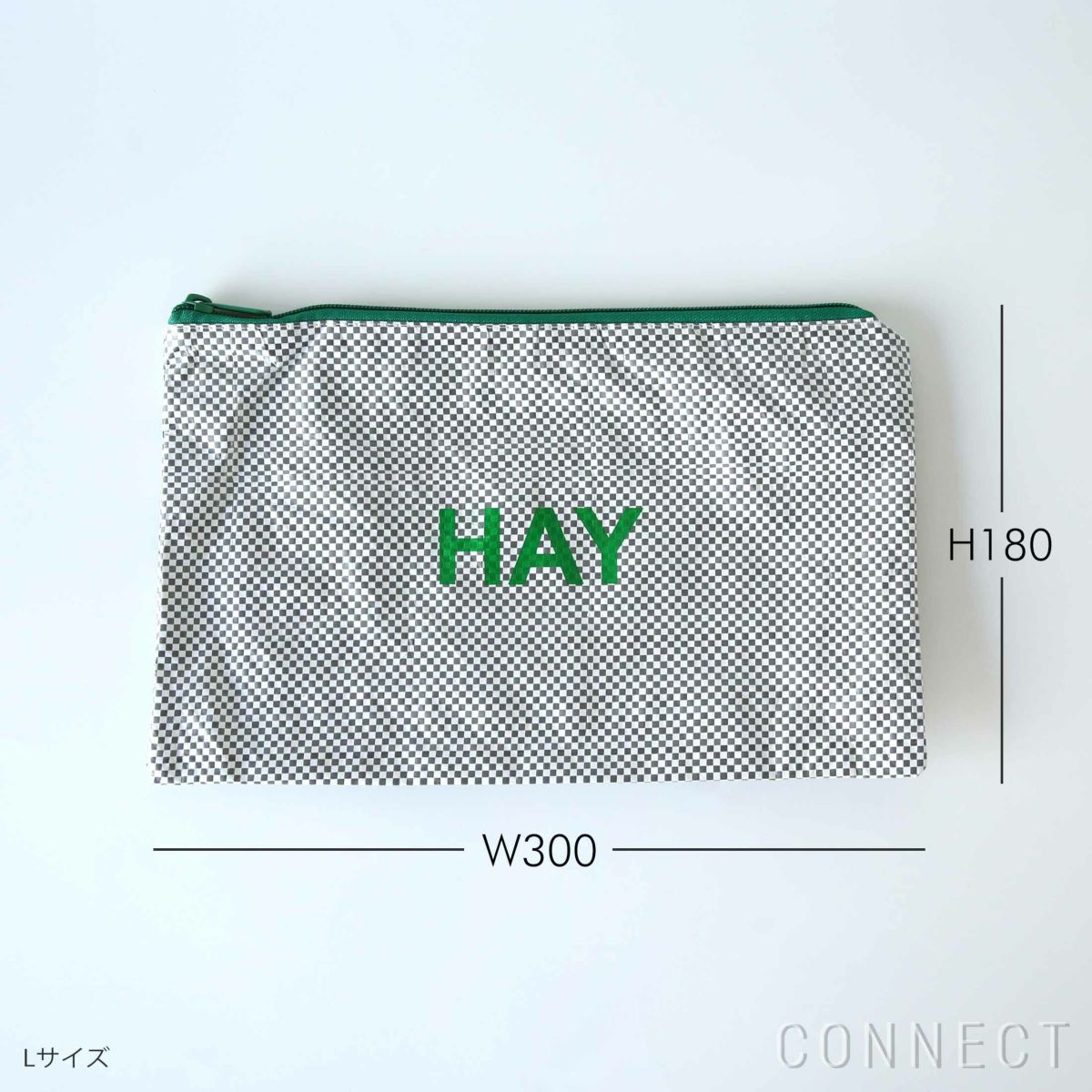 HAY（ヘイ） / CANDY MONO WASH BAG-FLAT SET OF 3（キャンディモノ ウォッシュバッグ フラット） / 全2色 / ポーチ3点セット