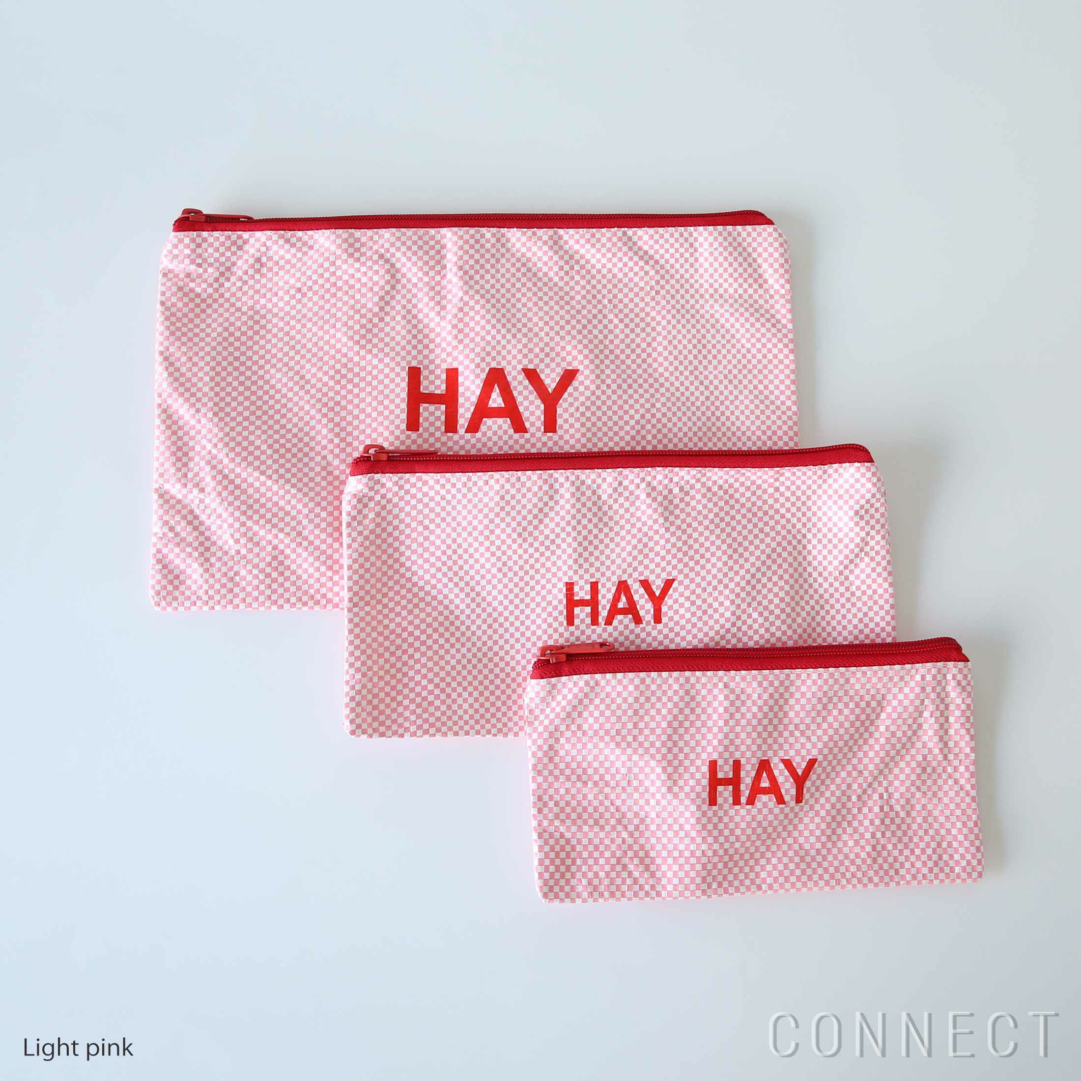 HAY（ヘイ） / CANDY MONO WASH BAG-FLAT SET OF 3（キャンディモノ ウォッシュバッグ フラット） / 全2色 / ポーチ3点セット