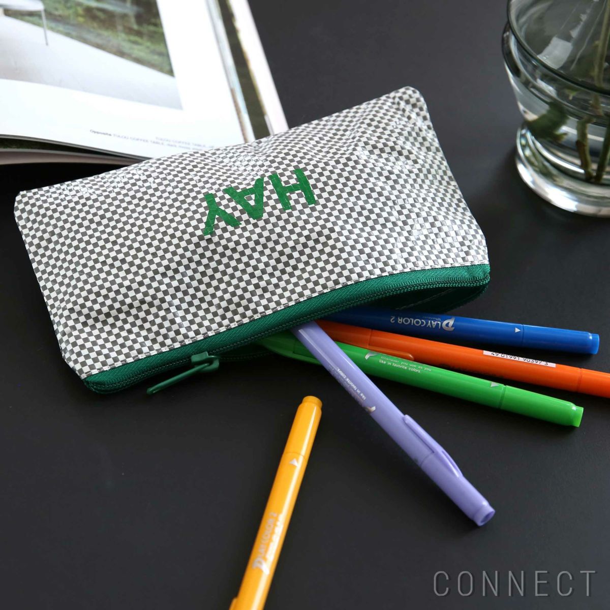 HAY（ヘイ） / CANDY MONO WASH BAG-FLAT SET OF 3（キャンディモノ ウォッシュバッグ フラット） / 全2色 / ポーチ3点セット