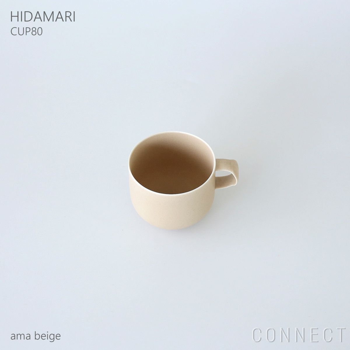 yumiko iihoshi porcelain （イイホシユミコ） / HIDAMARI（ヒダマリ） / CUP80（カップ） / coffee cup / 全2色