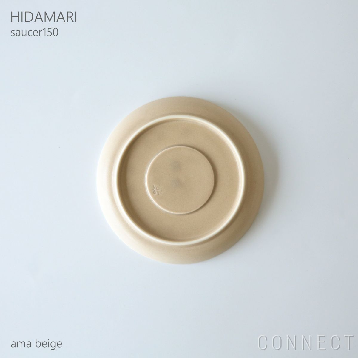 yumiko iihoshi porcelain （イイホシユミコ） / HIDAMARI（ヒダマリ） / saucer150（ソーサー） / 全2色 φ15cm