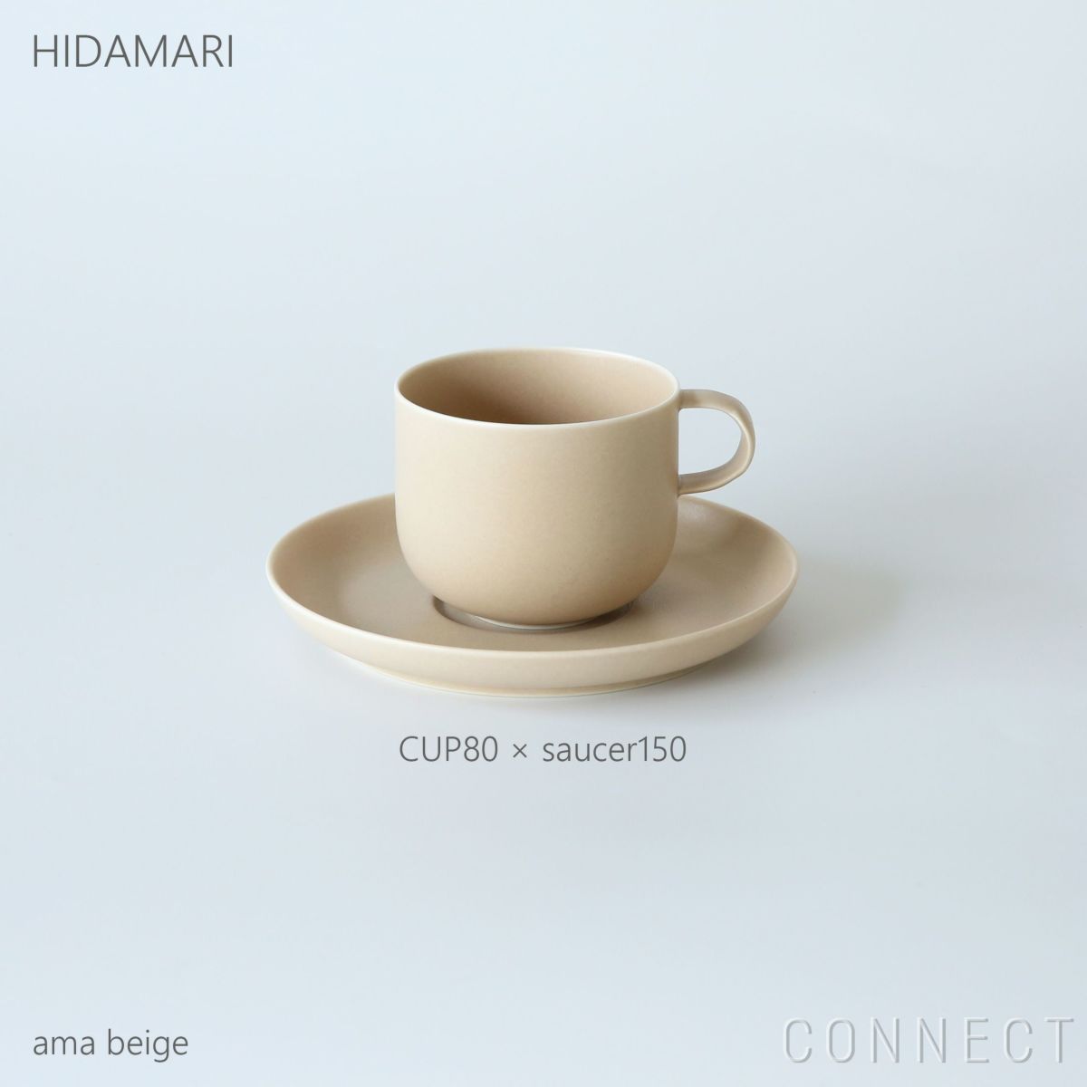 yumiko iihoshi porcelain （イイホシユミコ） / HIDAMARI（ヒダマリ） / saucer150（ソーサー） / 全2色 φ15cm