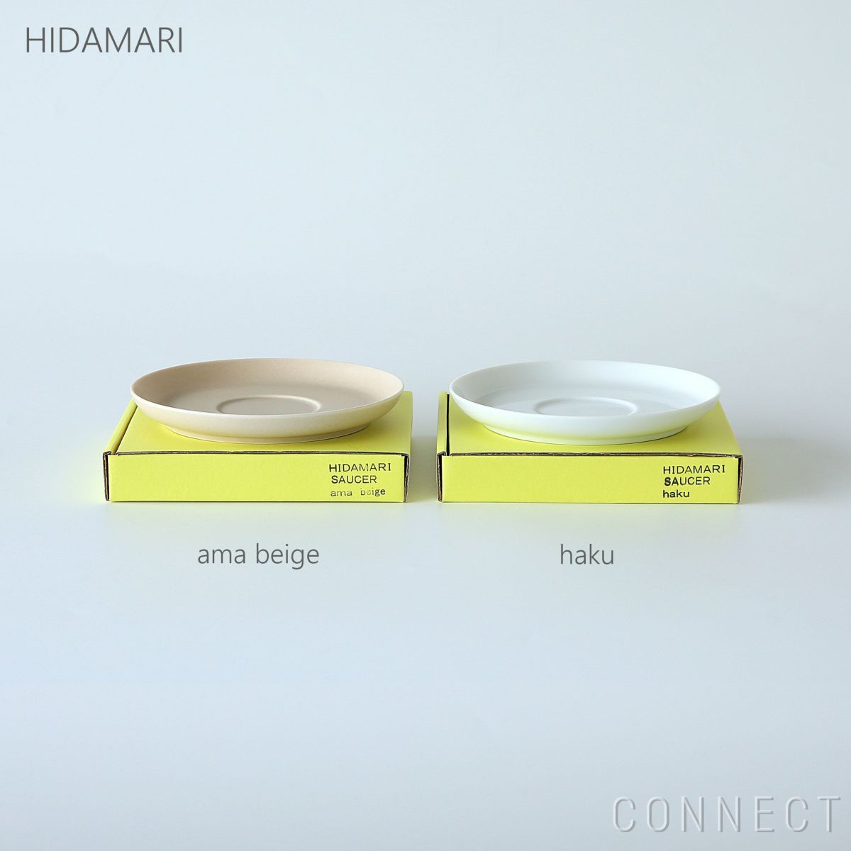 yumiko iihoshi porcelain （イイホシユミコ） / HIDAMARI（ヒダマリ） / saucer150（ソーサー） / 全2色 φ15cm