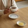 yumiko iihoshi porcelain （イイホシユミコ） / HIDAMARI（ヒダマリ） / saucer150（ソーサー） / 全2色 φ15cm