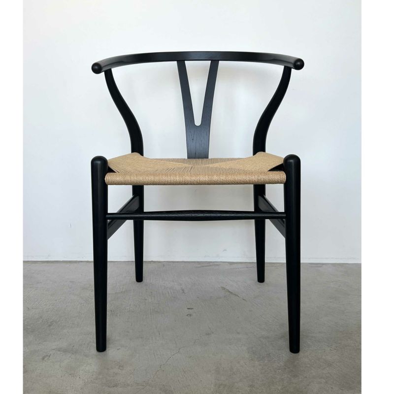 CH24 / Yチェア（ワイチェア） オーク材・ブラック塗装 SH45cm / CARL HANSEN & SON （カール・ハンセン＆サン）