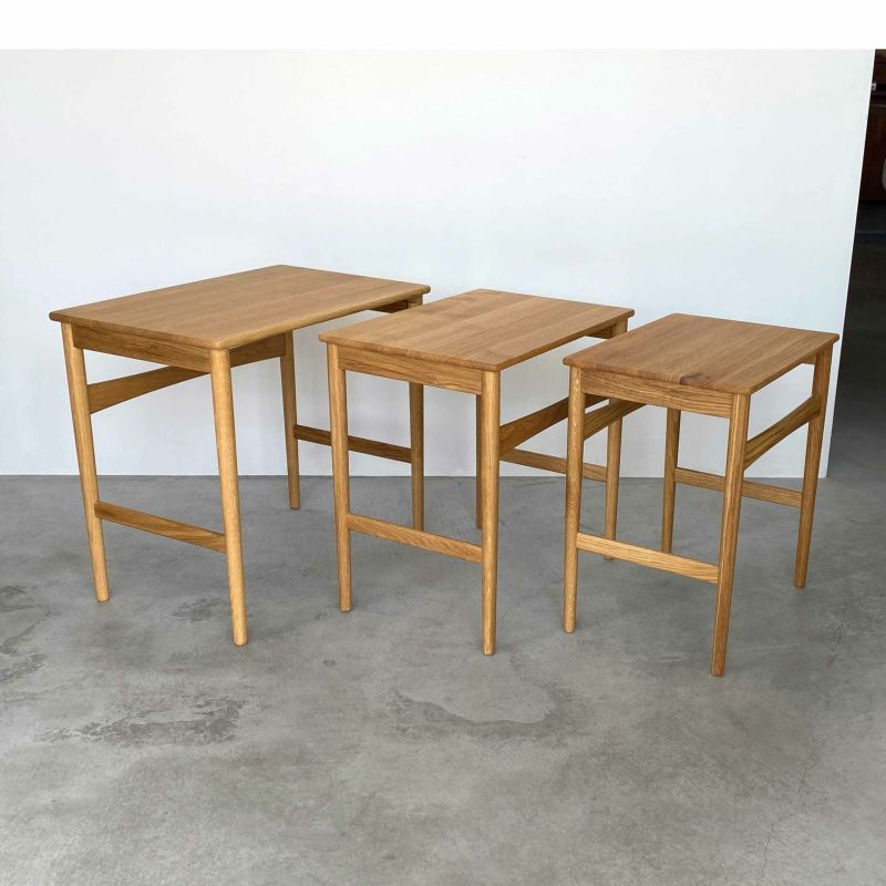 CARL HANSEN & SON（カール・ハンセン＆サン） / CH004 NESTING TABLES（ネスティングテーブル） / オーク材・オイル仕上げ / ネストテーブル