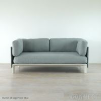 Vitra（ヴィトラ） / Anagram Sofa（アナグラムソファ）2シーター / Dumet（デュメ）28 sage steel blue / アルミベース・チョークパウダーコート仕上げ / ソファ