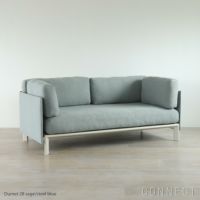 Vitra（ヴィトラ） / Anagram Sofa（アナグラムソファ）2シーター / Dumet（デュメ）28 sage steel blue / アルミベース・チョークパウダーコート仕上げ / ソファ