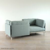 Vitra（ヴィトラ） / Anagram Sofa（アナグラムソファ）2シーター / Dumet（デュメ）28 sage steel blue / アルミベース・チョークパウダーコート仕上げ / ソファ