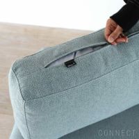 Vitra（ヴィトラ） / Anagram Sofa（アナグラムソファ）2シーター / Dumet（デュメ）28 sage steel blue / アルミベース・チョークパウダーコート仕上げ / ソファ