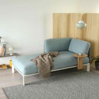 Vitra（ヴィトラ） / Anagram Sofa（アナグラムソファ）2シーター / Dumet（デュメ）28 sage steel blue / アルミベース・チョークパウダーコート仕上げ / ソファ