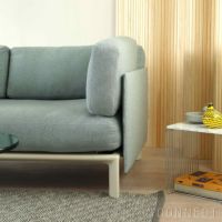Vitra（ヴィトラ） / Anagram Sofa（アナグラムソファ）2シーター / Dumet（デュメ）28 sage steel blue / アルミベース・チョークパウダーコート仕上げ / ソファ