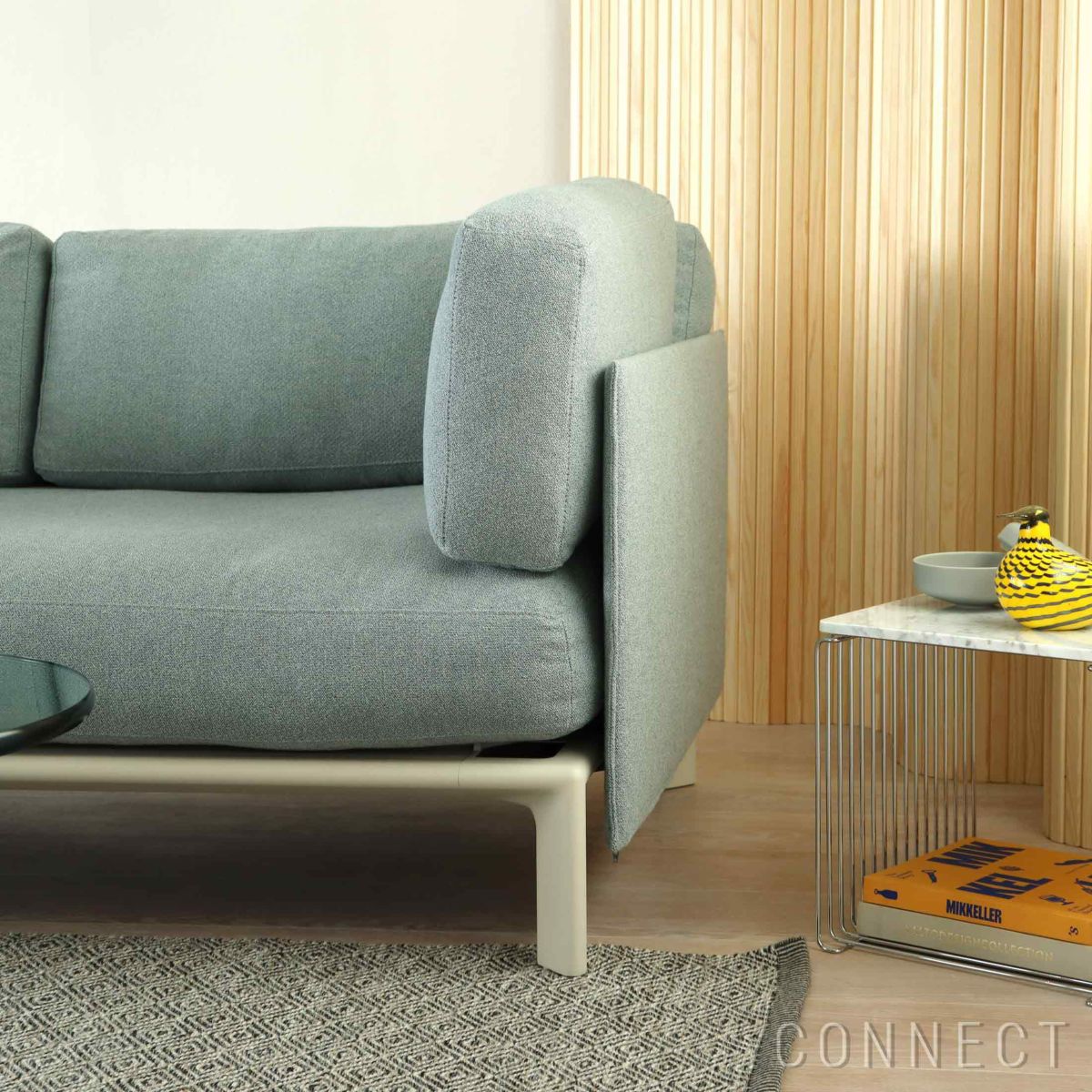 Vitra（ヴィトラ） / Anagram Sofa（アナグラムソファ）2シーター / Dumet（デュメ）28 sage steel blue / アルミベース・チョークパウダーコート仕上げ / ソファ