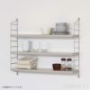 String Furniture（ストリング ファニチャー） / String Pocket（ストリング ポケット） / ベージュ×ベージュ / 石膏ボードアンカー付き / 壁面収納