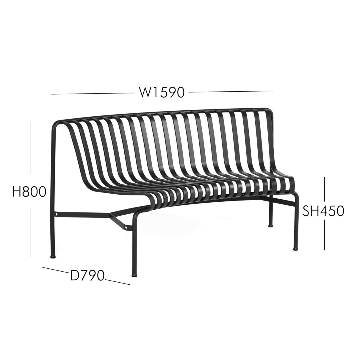 【HAYアウトドアキャンペーン対象】HAY（ヘイ） / PALISSADE（パリサード） / PARK DININ BENCH（パークダイニングベンチイン） / 全4色 / アウトドア《決算キャンペーン pt5倍》