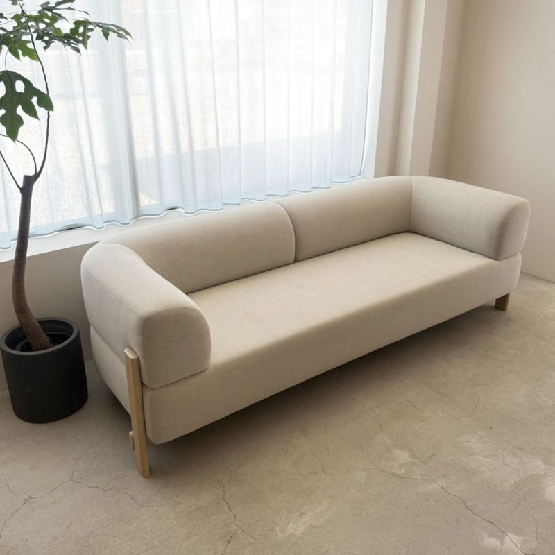 【アウトレット】Karimoku New Standard（カリモク ニュースタンダード） / ELEPHANT SOFA 3-Seater（エレファントソファ 3人掛） / ペールナチュラル / Mode spindle 011（B748）
