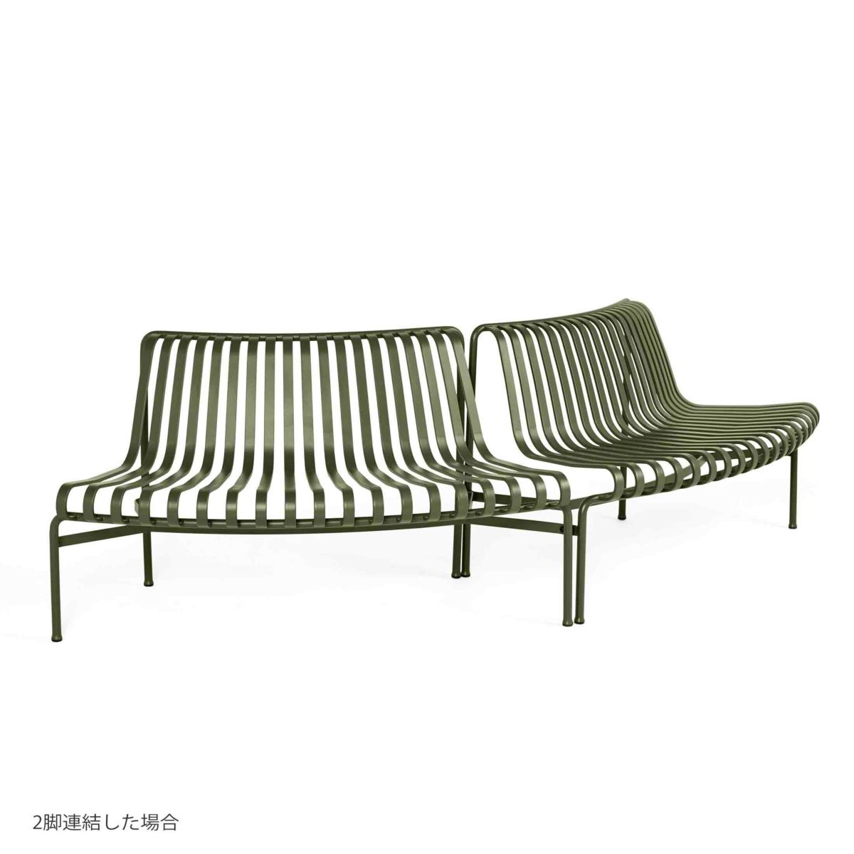 HAYアウトドアキャンペーン対象】HAY（ヘイ） / PALISSADE（パリサード） / PARK DINING BENCH OUT （パークダイニングベンチ アウト） / 全4色 / アウトドア《決算キャンペーン pt5倍》