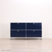 USMハラー（ユーエスエムハラー） / Sideboard（サイドボード） / W1573×D373×H840mm / ドロップダウンドア×4 / スティールブルー
