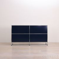 USMハラー（ユーエスエムハラー） / Sideboard（サイドボード） / W1573×D373×H840mm / ドロップダウンドア×4 / スティールブルー