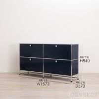 USMハラー（ユーエスエムハラー） / Sideboard（サイドボード） / W1573×D373×H840mm / ドロップダウンドア×4 / スティールブルー