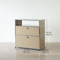 USMハラー（ユーエスエムハラー） / Sideboard（サイドボード） / W773×D373×H1240mm / ドロップダウンドア×2 / USMベージュ