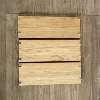 String Furniture（ストリング ファニチャー） / String System（ストリング システム） / シェルフ＋ウォールパネル / W60×D20×H50cm / オーク×ブラック / 石膏ボードアンカー付き / 壁面収納