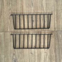 String Furniture（ストリング ファニチャー） / String System（ストリング システム） / シェルフ＋ウォールパネル / W60×D20×H50cm / オーク×ブラック / 石膏ボードアンカー付き / 壁面収納