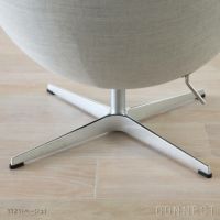 FRITZ HANSEN（フリッツ・ハンセン） / EGG（エッグチェア） / ラウンジチェア / Christianshavn（クリスチャンハウン） / ステンレススチール脚（サテン仕上げ）